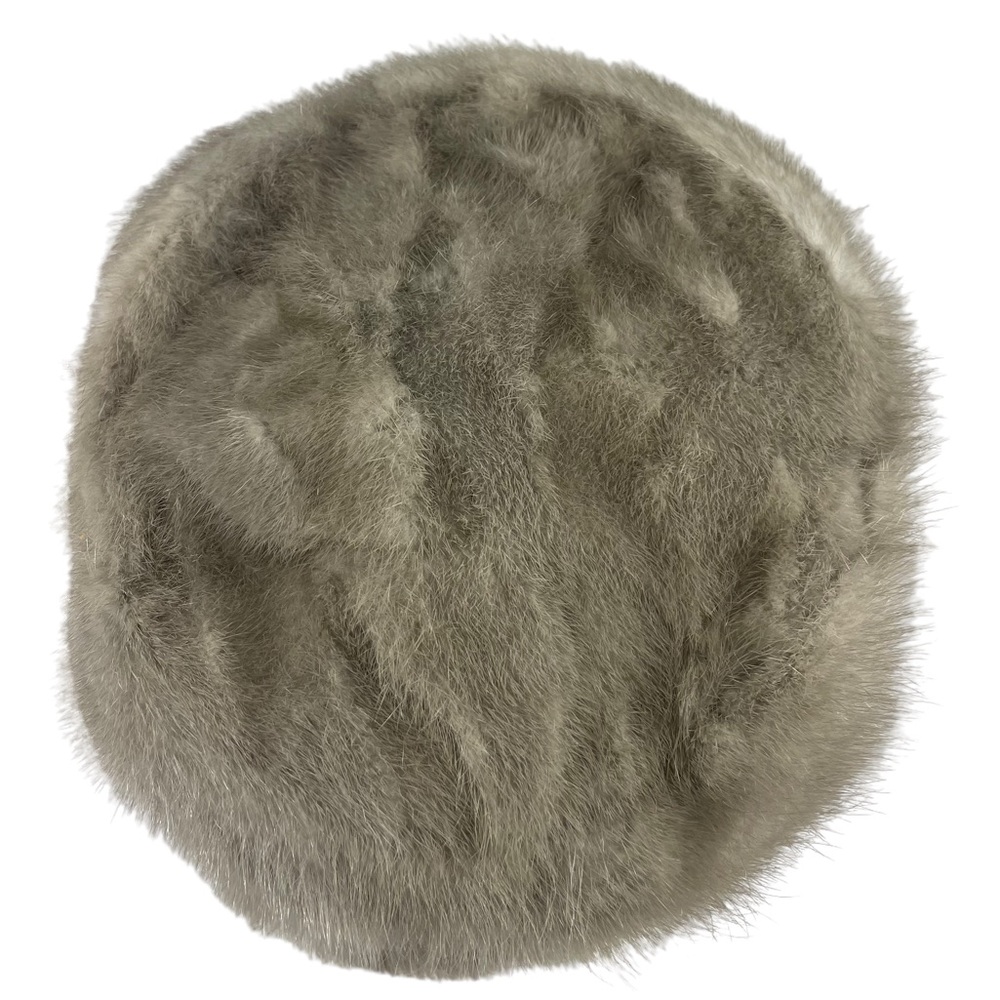 Janette Colombier Paris 1940s Union Made Imported Fur Winter Hat Pearl Accent OS - Picture 14 of 16
